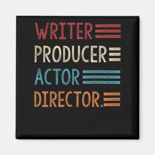 Schrijver Producer Actor Director Filmmaker Gifts Magneet
