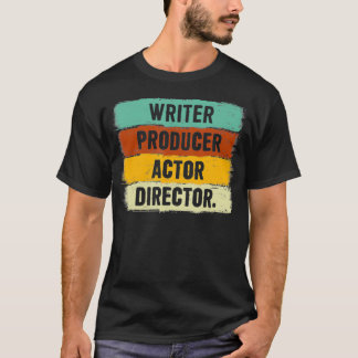 Schrijver Producer Directeur Filmmaker Gifts Mov T-shirt
