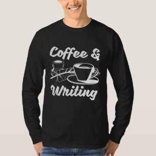 Schrijver Schrijver Boekliteratuur - Koffie en sch T-shirt