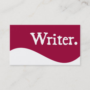 Schrijver Visitekaartje