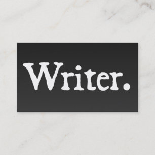 Schrijver Visitekaartje