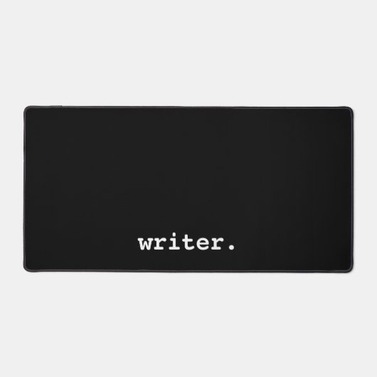 Schrijver Zwart of kies uw kleur Bureaumat (Voorkant)