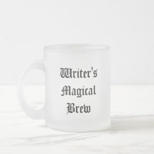 Schrijvers Ancient Text Frosted Tea of Coffee Mok
