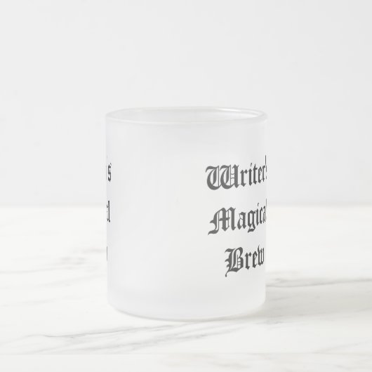 Schrijvers Ancient Text Frosted Tea of Coffee Mok (Center)