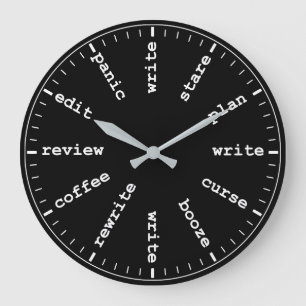 Schrijver's klokkenluiper schrijft grappig werk grote klok