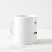 Schrijvers onder druk zijn in cadeau gespannen. koffiemok (Voorkant links)