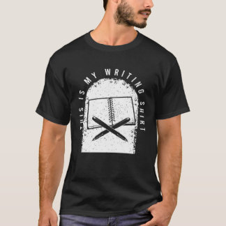 Schrijvers Outfit voor een boek schrijven T-shirt