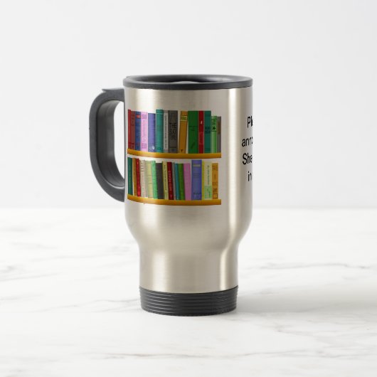 Schrijver's Travel Mug (Zij) Reisbeker (Voorkant links)