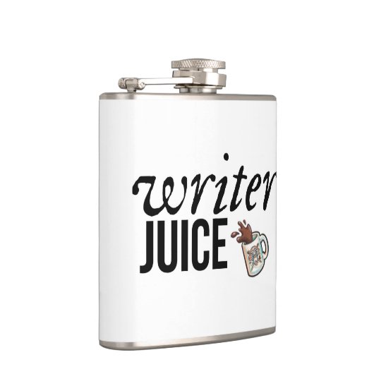 Schrijversap — Flask Heupfles (Rechts)