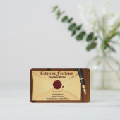 Schrijverseditor Proofreader Auteur Visitekaartjes (Staand voorkant)