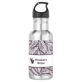 schrijverwaterfles waterfles