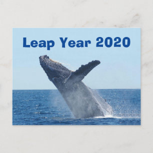 Schrikkeljaar 2020 briefkaart
