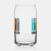 schrikkeljaar verjaardag geboren februari 29 Leapl Blikvorm Glas (Links)