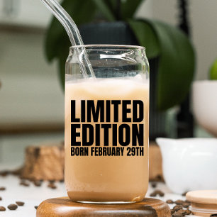 schrikkeljaar verjaardag geboren februari 29 schri blikvorm glas