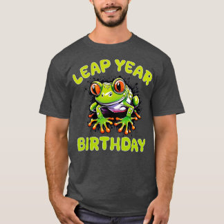 schrikkeljaar verjaardag t-shirt