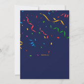 schrikkeljaar verjaardagsfeestje kaart (Achterkant)