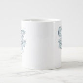 Schrödinger Cat 9 Lives Extra Grote Beker (Voorkant)