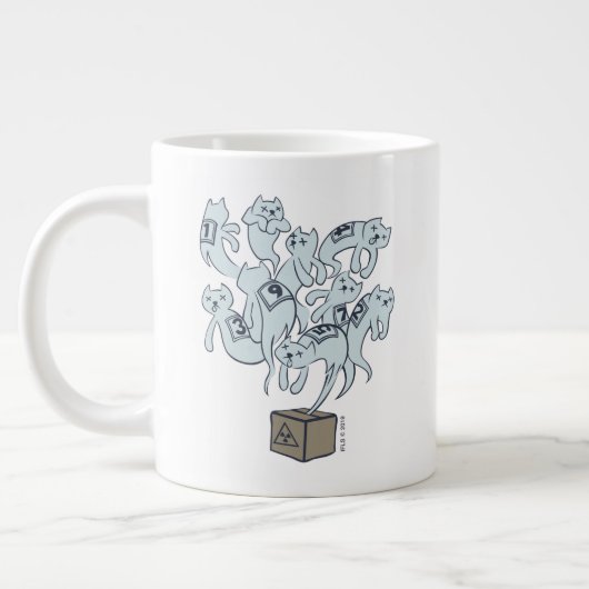 Schrödinger Cat 9 Lives Extra Grote Beker (Links)