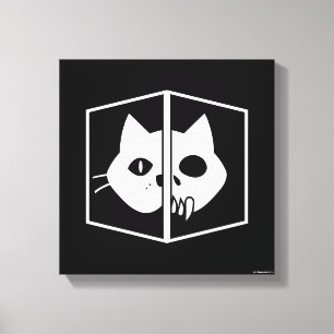 Schrödinger Cat Graphic Canvas Afdruk