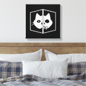 Schrödinger Cat Graphic Canvas Afdruk (Insitu (Slaapkamer))