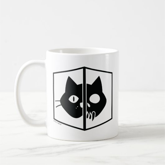 Schrödinger Cat Graphic Koffiemok (Links)