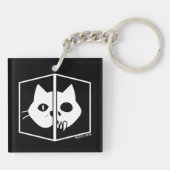 Schrödinger Cat Graphic Sleutelhanger (Achterkant)