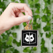 Schrödinger Cat Graphic Sleutelhanger (Hand)