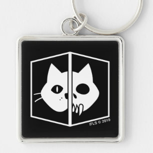 Schrödinger Cat Graphic Sleutelhanger