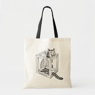 Schrodinger de kat tote bag