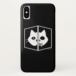 Schrödinger Kat Grafiek iPhone X Hoesje