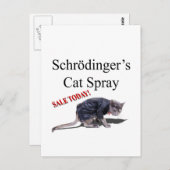 Schrodingercat Briefkaart (Voorkant / Achterkant)