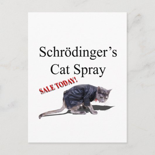 Schrodingercat Briefkaart (Voorkant)