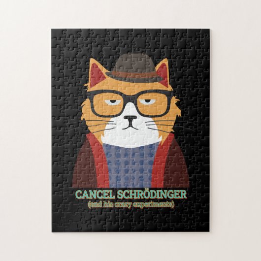 Schrodingerkat Legpuzzel (Verticaal)