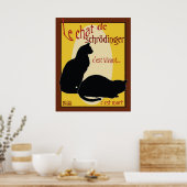 Schrodingerkat Poster (Keuken)