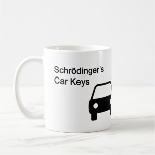 Schrodinger's autosleutels koffiemok