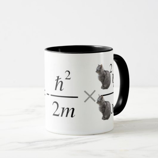 Schrodinger's cat コーヒーマグカップ mok (Voorkant rechts)