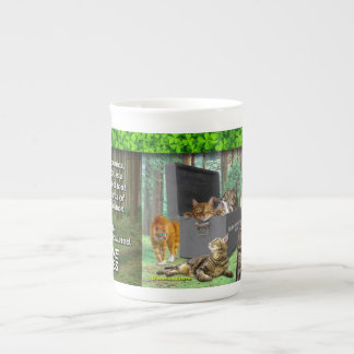 Schrodinger's Cat Bone China Mok
