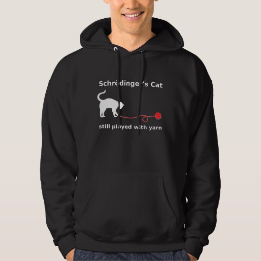 "Schrödinger's Cat" Hoodie (Donker) (Voorkant)