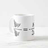 Schrodinger's cat koffiemok (Voorkant links)