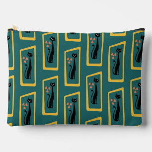 Schrödinger's Cat Mid Century Modern donkerblauw Etui