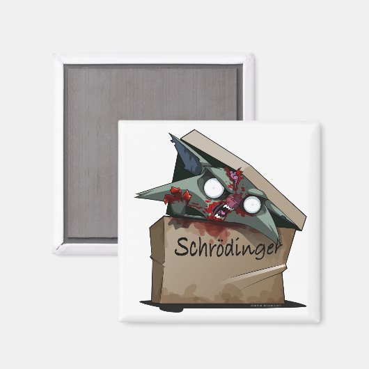 Schrödinger's Cat Solution Magneet (Voorkant / Achterkant)