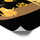 Schrodinger's Cat Vs. Pavlov's Dog Funny Video Gam Poster (Hoek)