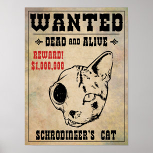 Schrodingers kat Gezocht II Poster