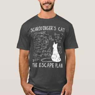 Schrödingers kat het ontsnappingsplan t-shirt