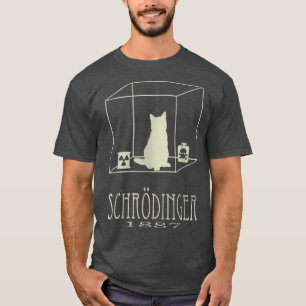 Schrodinger's kat is een levende dode paradox, wet t-shirt
