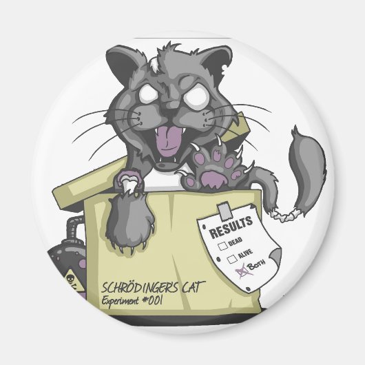Schrodinger's kat - Nieuw Magneet (Voorkant)