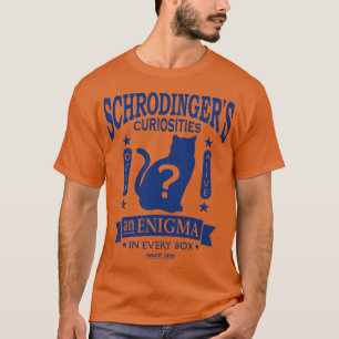 Schrodingers Kat Quantum Mechanics Paradox Geek T-shirt