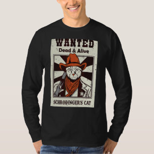 Schrodinger's Kat Quantum Physics Art T-shirt