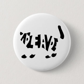 Schrödinger's kat ronde button 5,7 cm