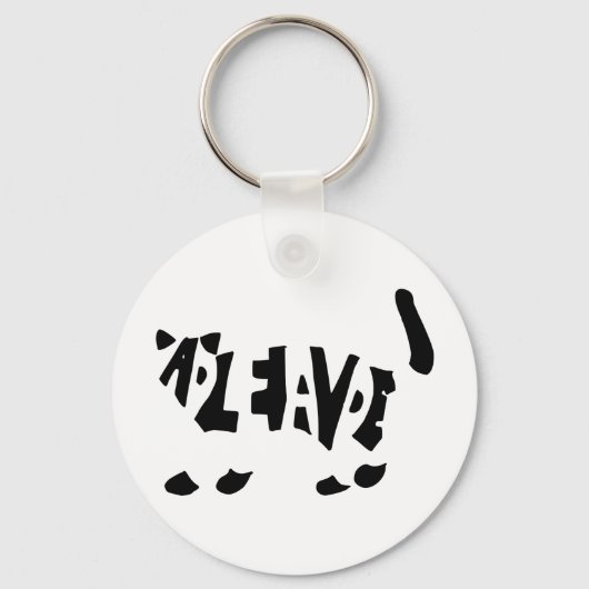 Schrödinger's kat sleutelhanger (Voorkant)